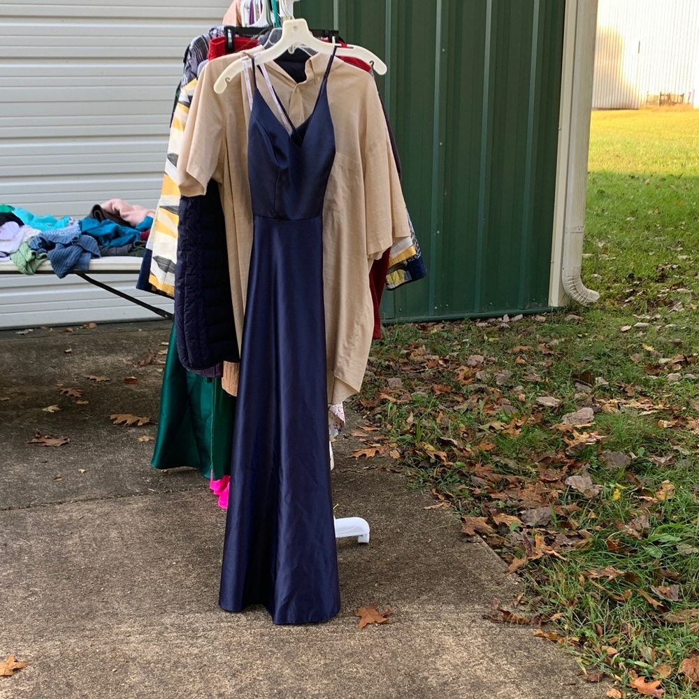 Celebrate It Navy Blue Maxi Dress